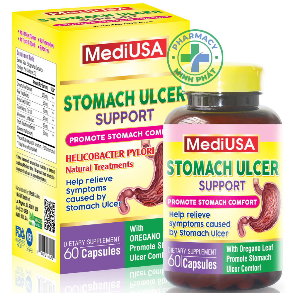 Stomach Ulcer Support MediUSA – Chống Viêm Loét Dạ Dày